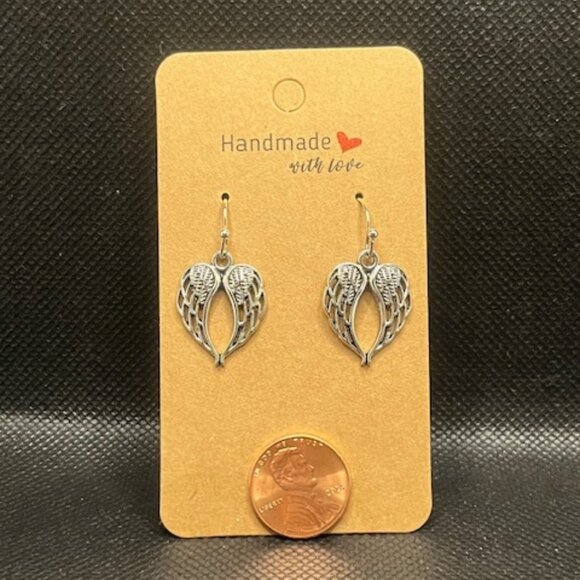 3/$15~Winged Heart Earrings - Picture 3 of 3
